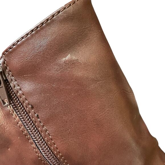 Arizona Jean Co Brown Faux Leather Boots 9 - Picture 5 of 11